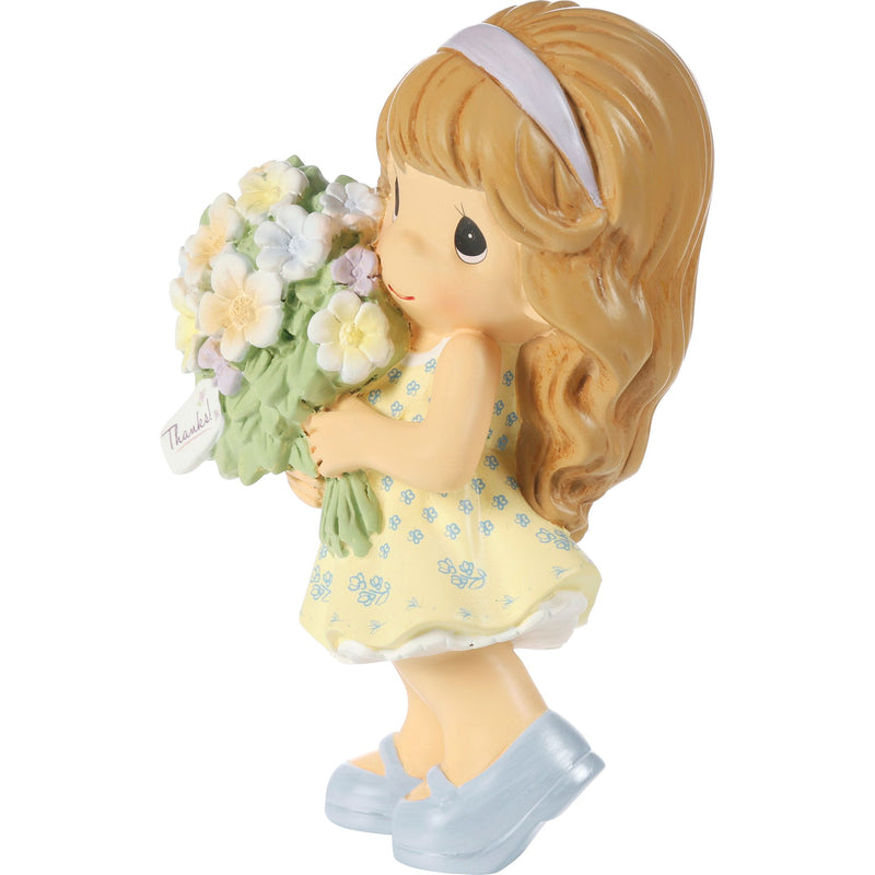 Girl w Bouquet of Flowers Fig