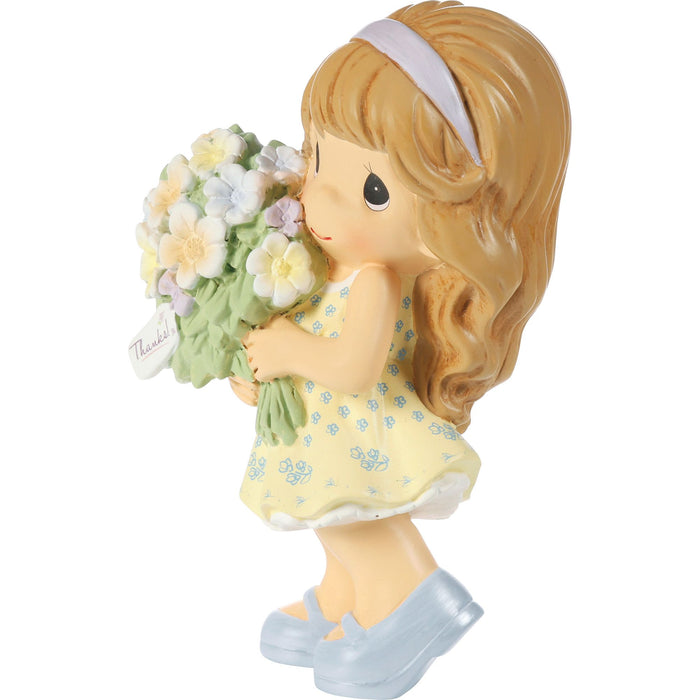 Girl w Bouquet of Flowers Fig