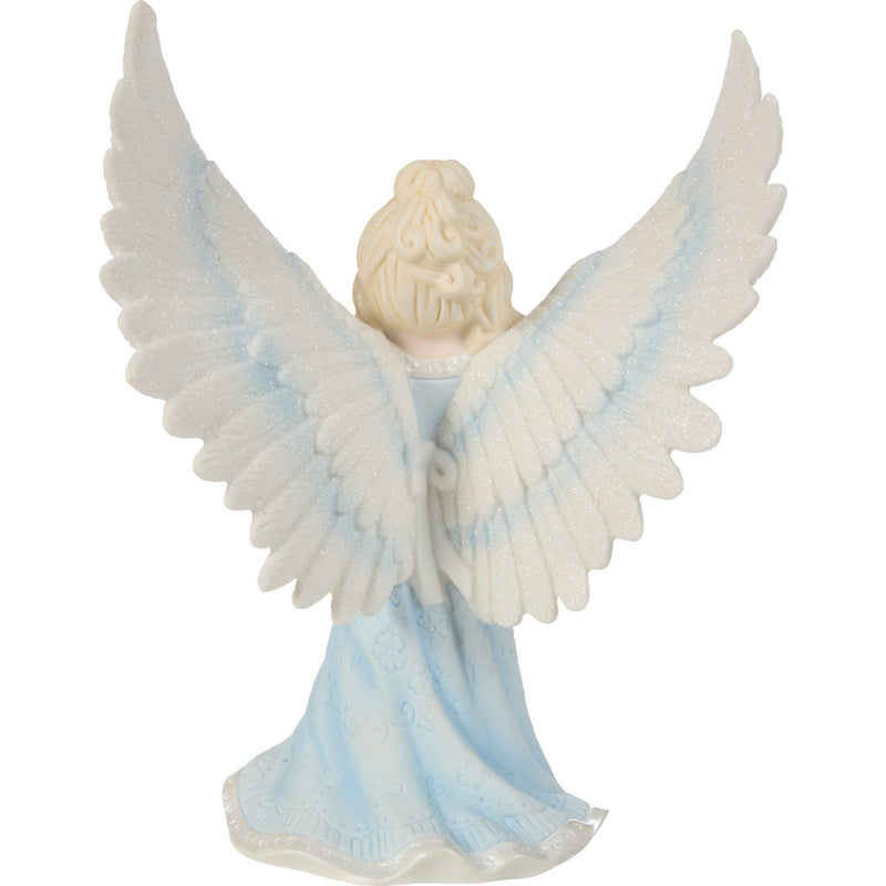 Baptism Angel Holding Baby Fig