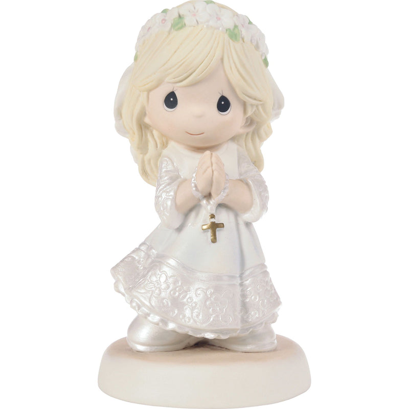 Communion Blonde Girl Figurine