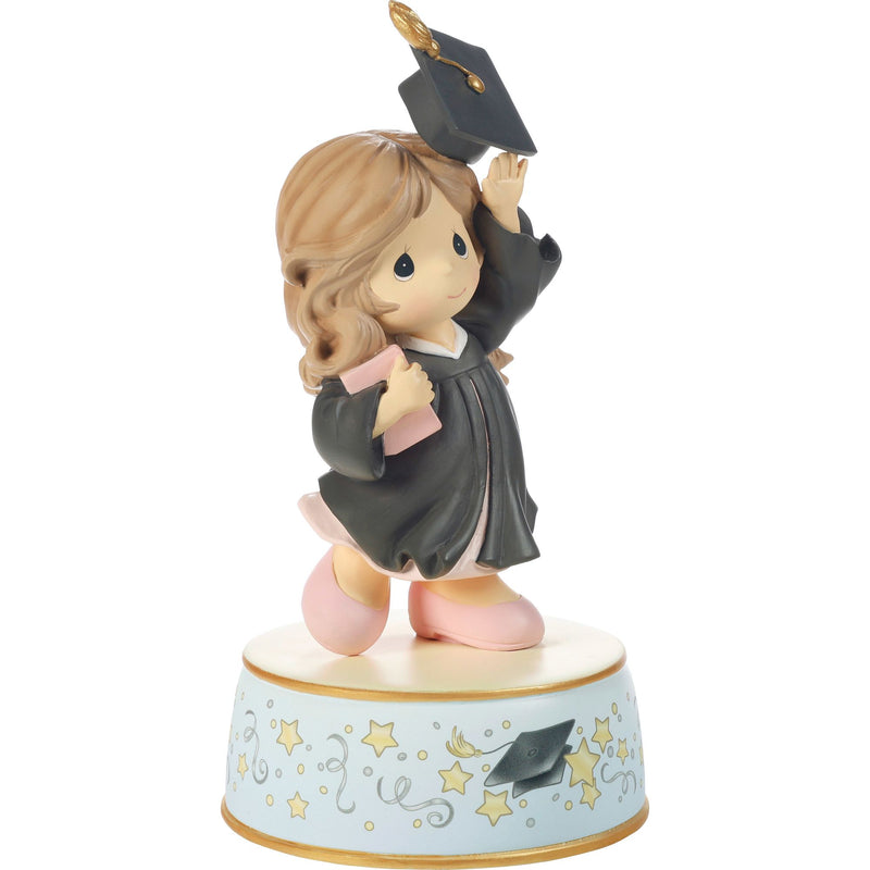 Grad Brun. Girl w Gown Musical