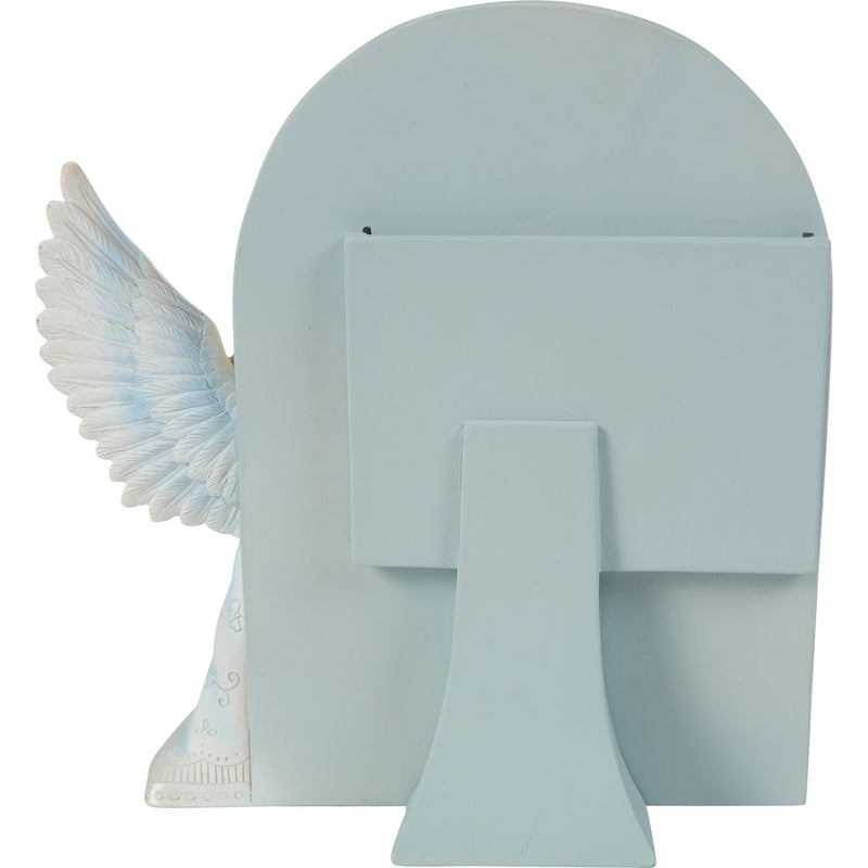 Baptism Angel w Baby Phot Fram