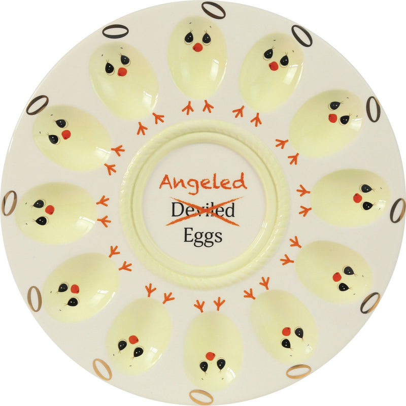 Angeled Egg Platter