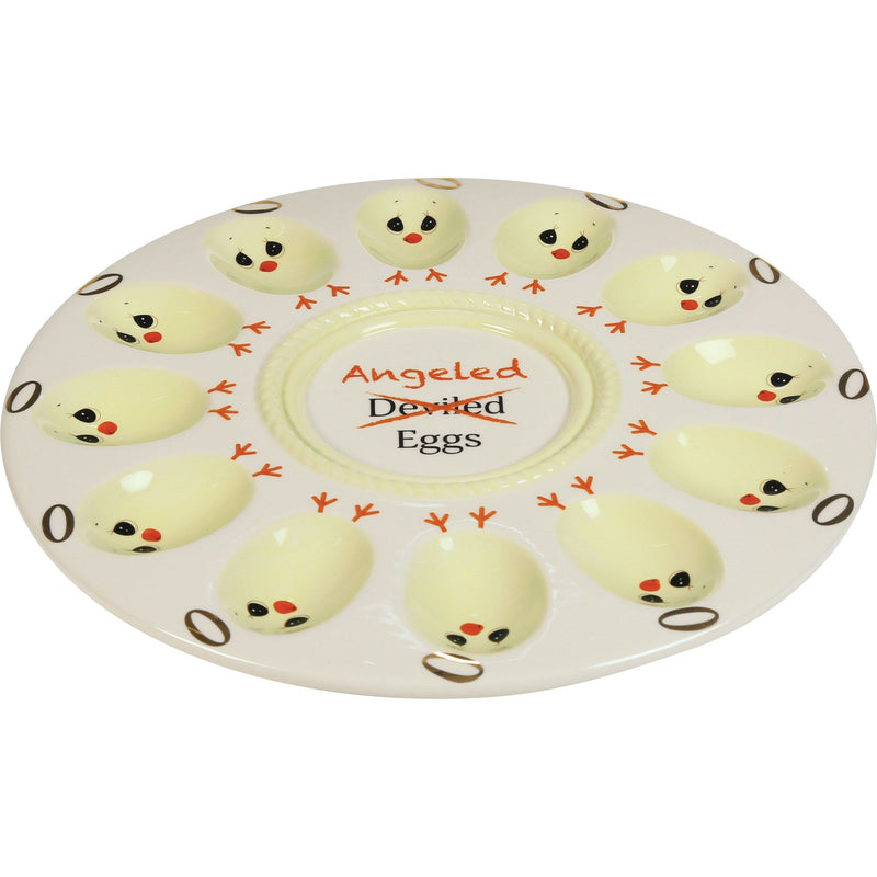 Angeled Egg Platter