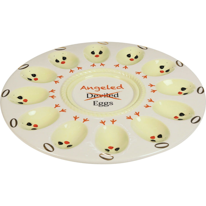Angeled Egg Platter