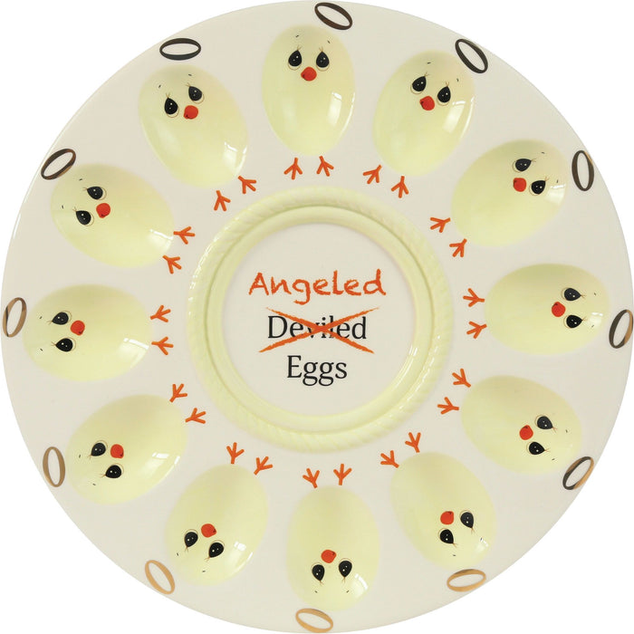 Angeled Egg Platter