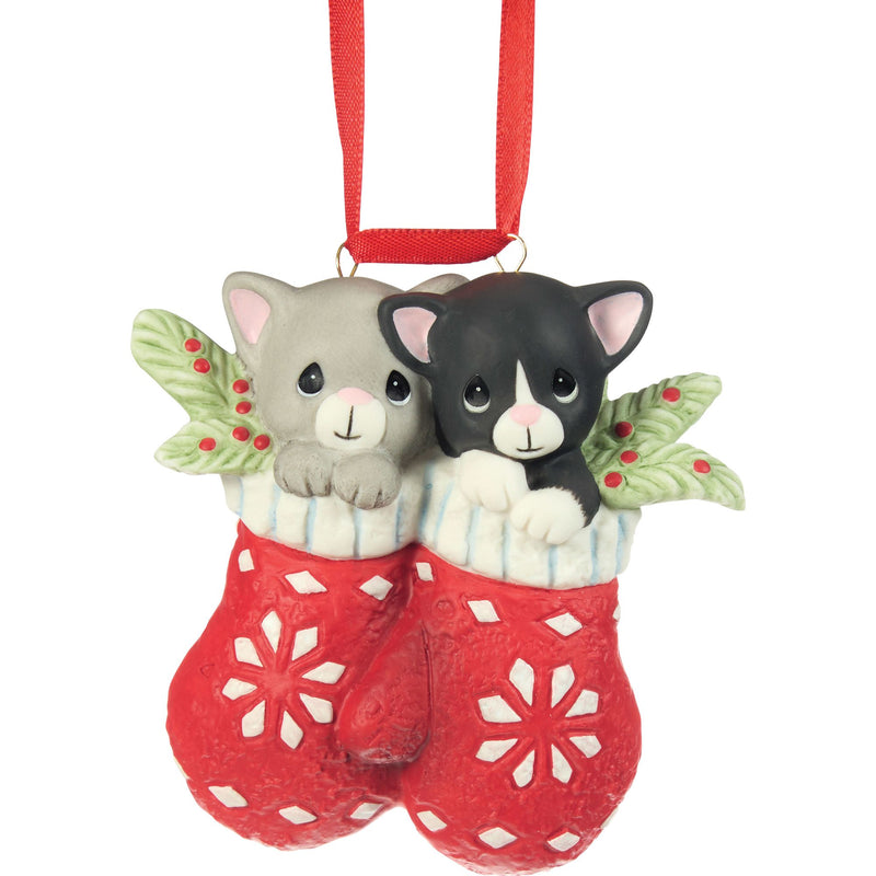 Kittens In Mittens Ornament