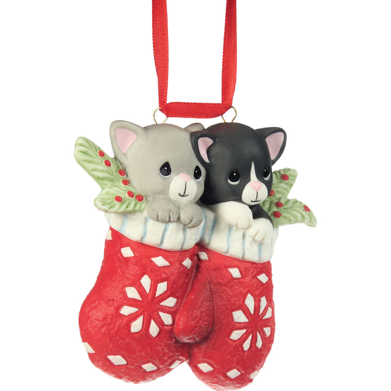 Kittens In Mittens Ornament