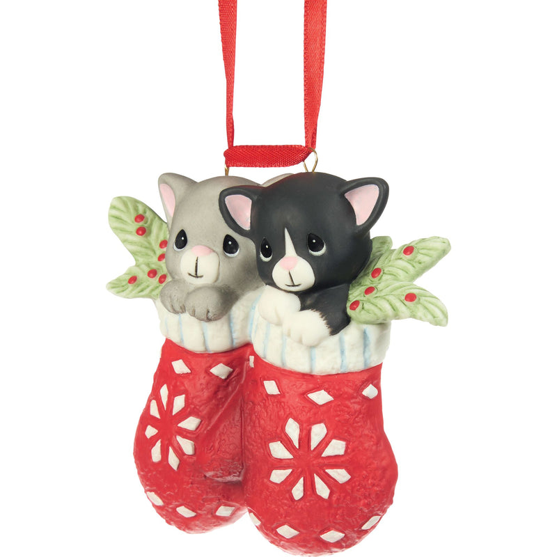 Kittens In Mittens Ornament