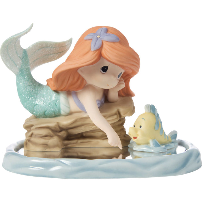 Ariel With Mirror Figurine