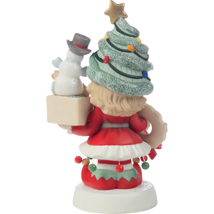 Overloaded w Xmas Joy Girl Fig