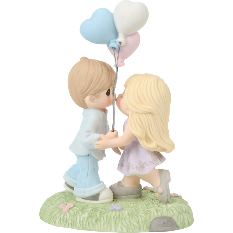 Couple With Balloons Figurine