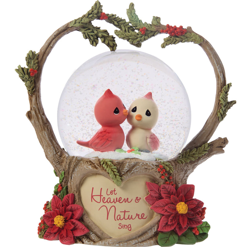 Cardinal Cpl Musicl Snow Globe