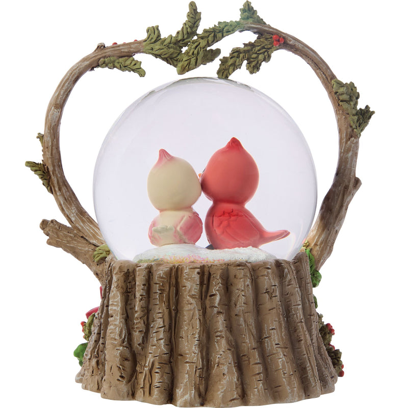 Cardinal Cpl Musicl Snow Globe