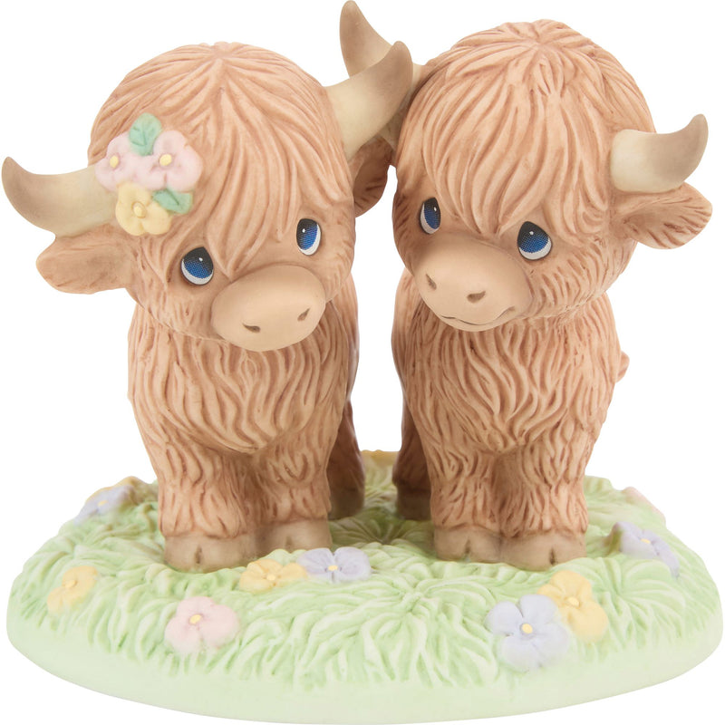 Highland Cow Couple Figurine