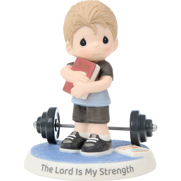 Boy w Bible And Weights Fig