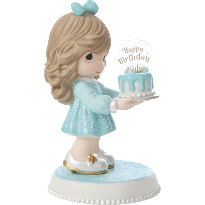 Bday Girl w Cake Fig - Brun