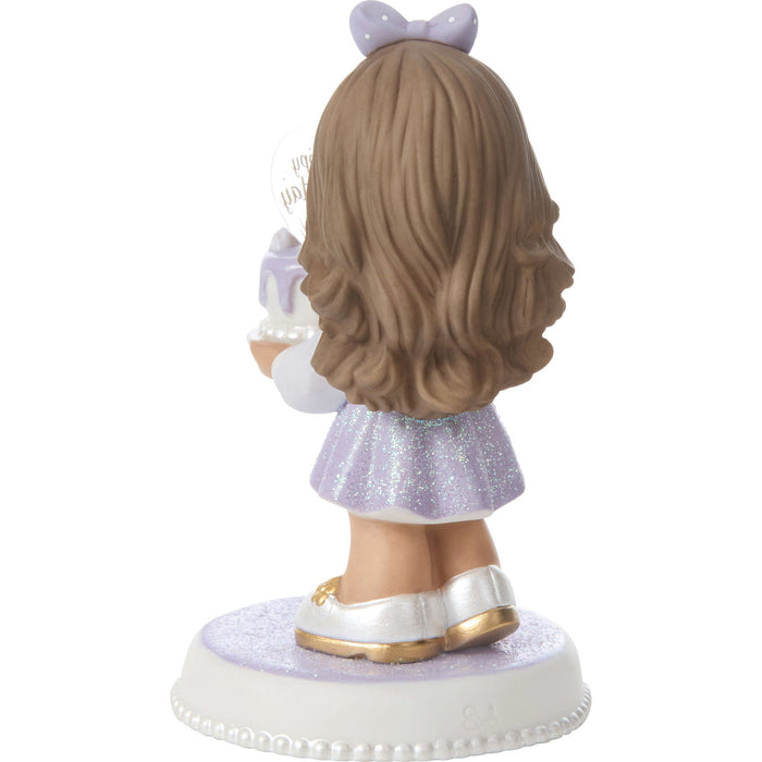 Bday Girl w Cake- Brun/Md Skin