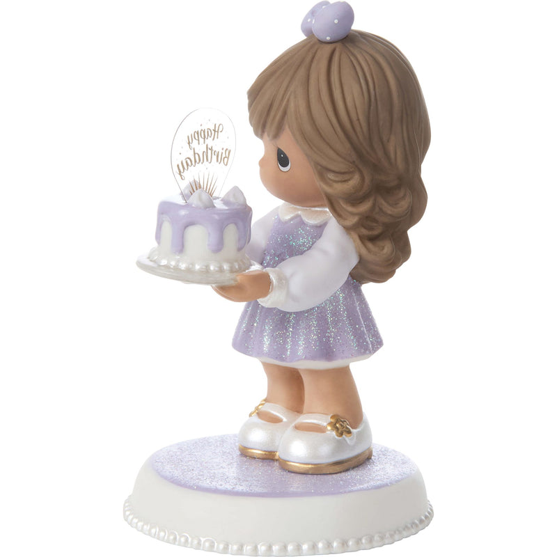 Bday Girl w Cake- Brun/Md Skin