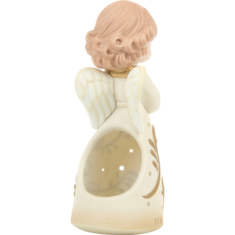 Bereavement Angel w Lantrn Fig