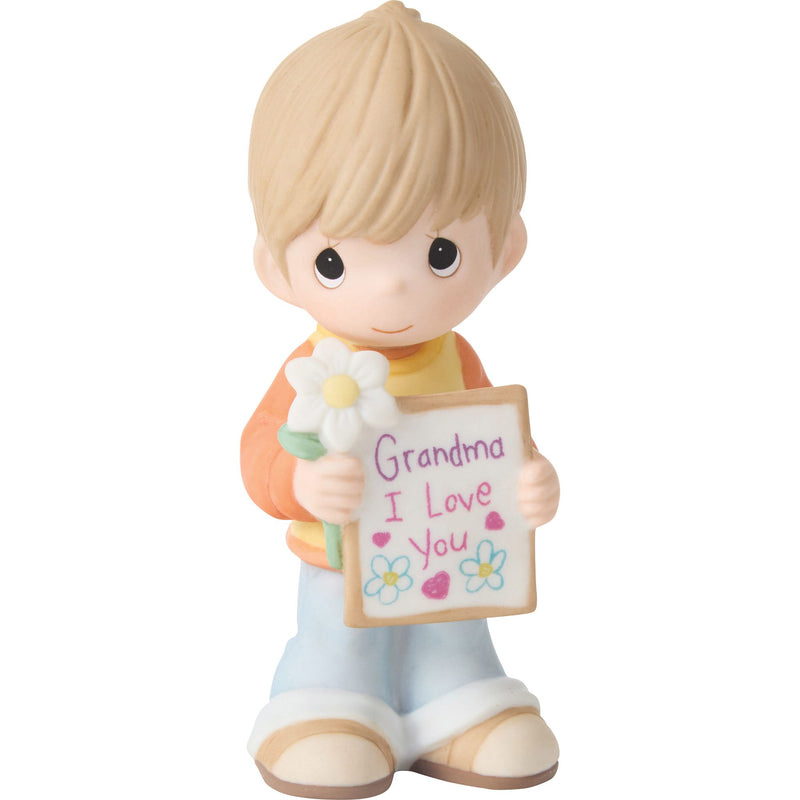 Grandma Boy w Sign& Flower Fig