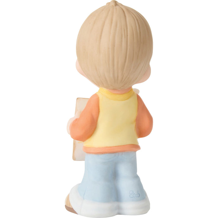 Grandma Boy w Sign& Flower Fig