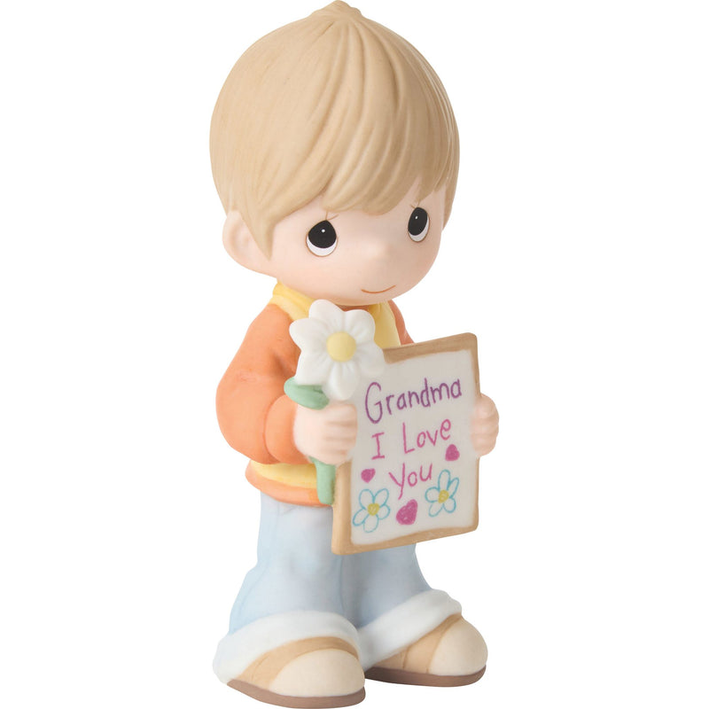 Grandma Boy w Sign& Flower Fig