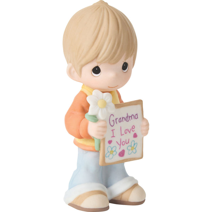 Grandma Boy w Sign& Flower Fig