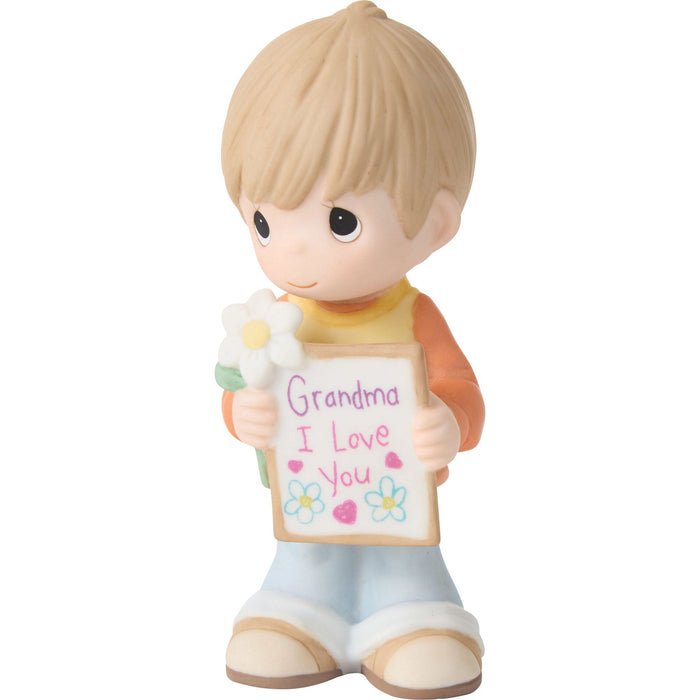 Grandma Boy w Sign& Flower Fig