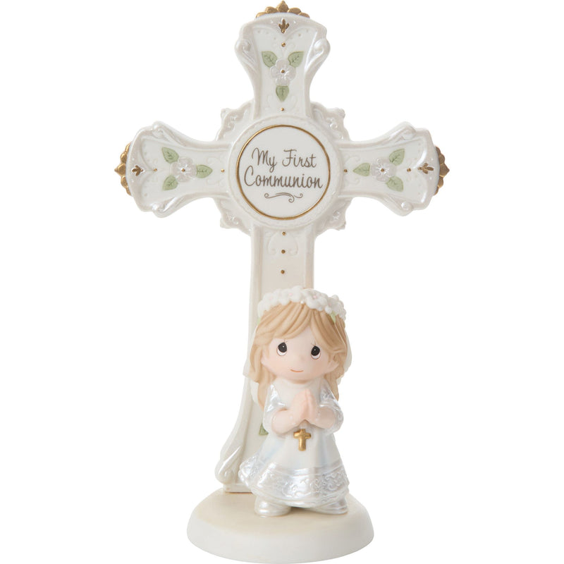 Communion Girl Cross-Brunette