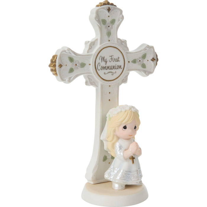 Communion Girl Cross-Blonde