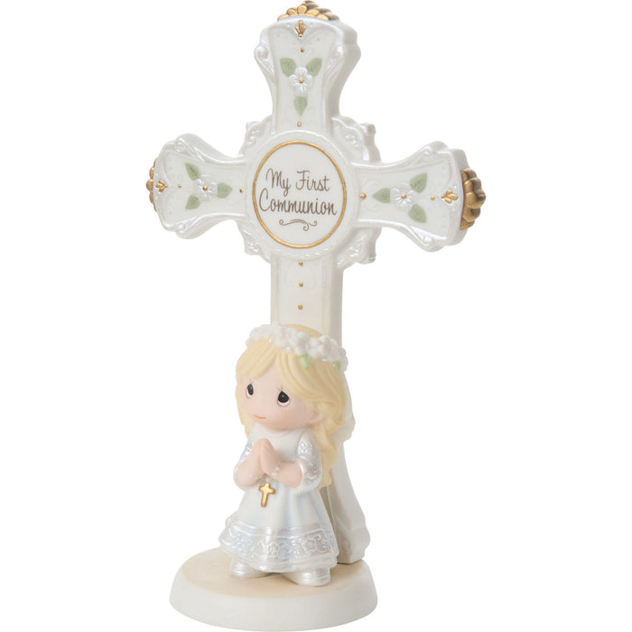 Communion Girl Cross-Blonde