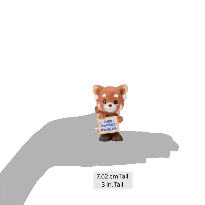 Red Panda w Sign Mini Fig