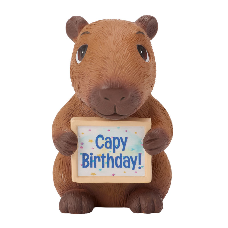 Capybara w Sign MIni Figurine