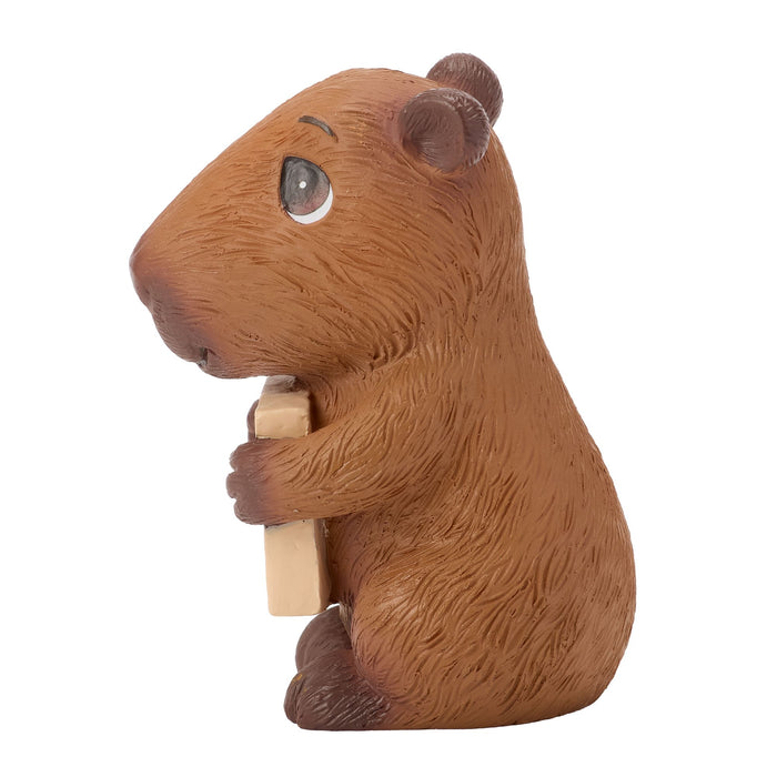 Capybara w Sign MIni Figurine