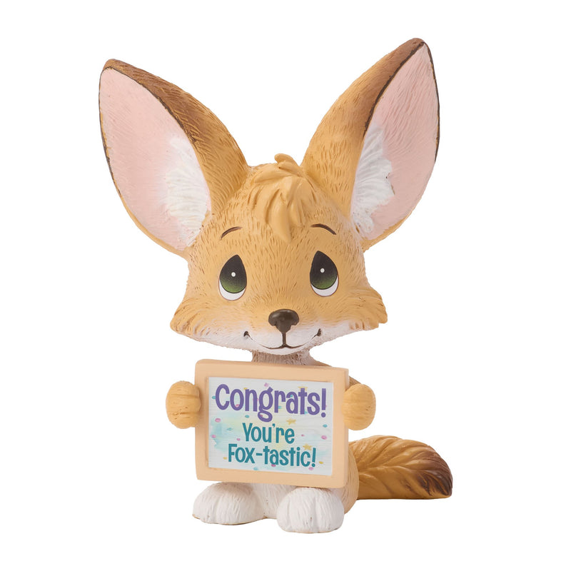 Fennec Fox w Sign Mini Fig