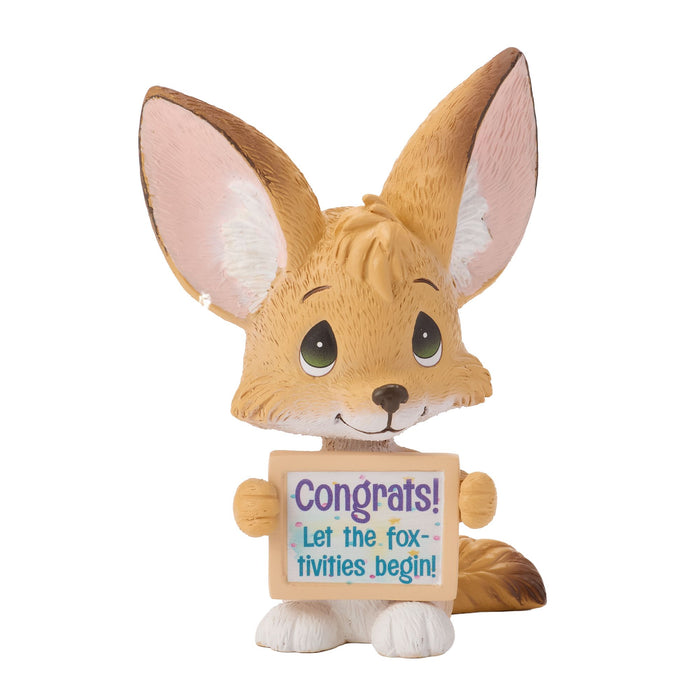Fennec Fox w Sign Mini Fig