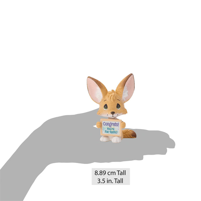 Fennec Fox w Sign Mini Fig