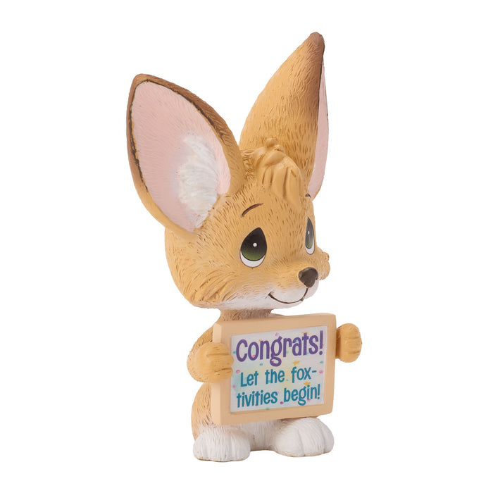 Fennec Fox w Sign Mini Fig