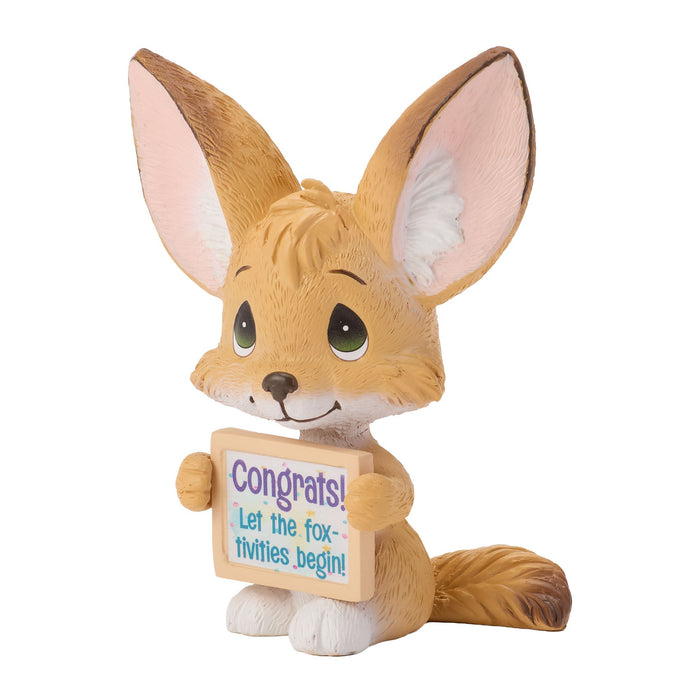 Fennec Fox w Sign Mini Fig