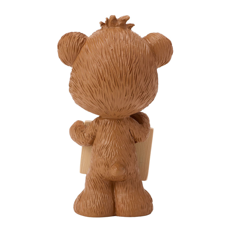 Bear w Sign Mini Figurine