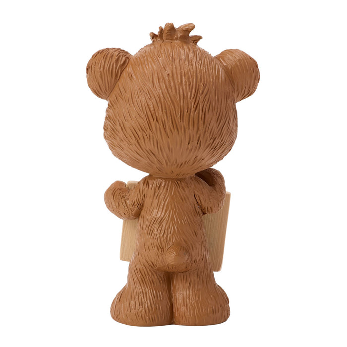 Bear w Sign Mini Figurine