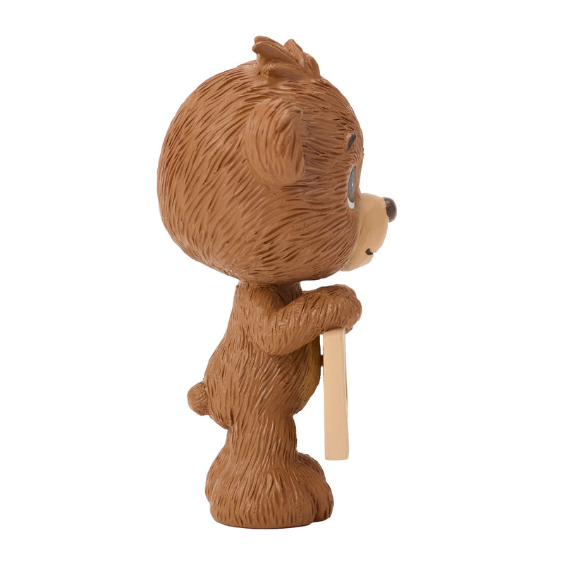 Bear w Sign Mini Figurine