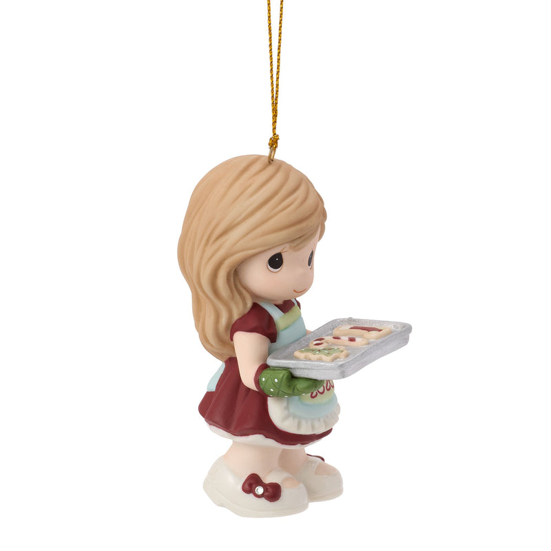 Dated 2026 Girl Ornament