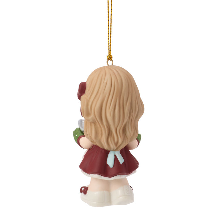 Dated 2026 Girl Ornament