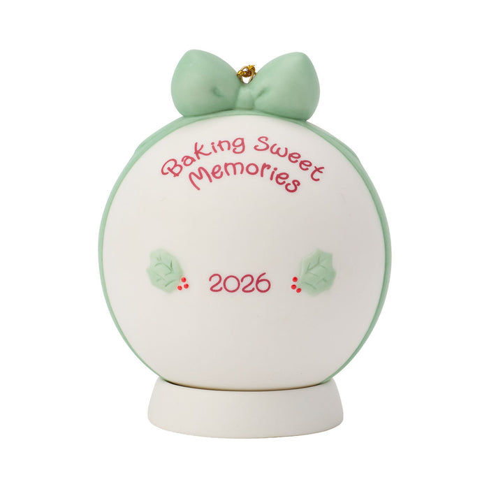 Dated 2026 Girl Ball Ornament
