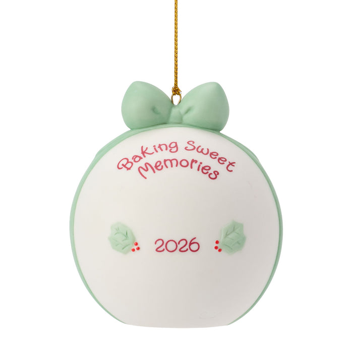 Dated 2026 Girl Ball Ornament