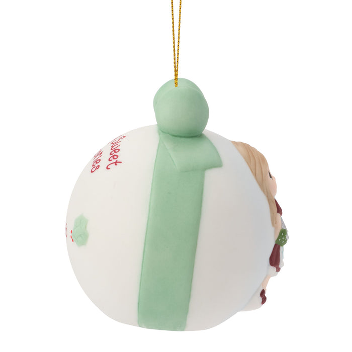Dated 2026 Girl Ball Ornament