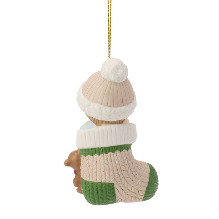 Dated 2026 Baby Boy Ornament