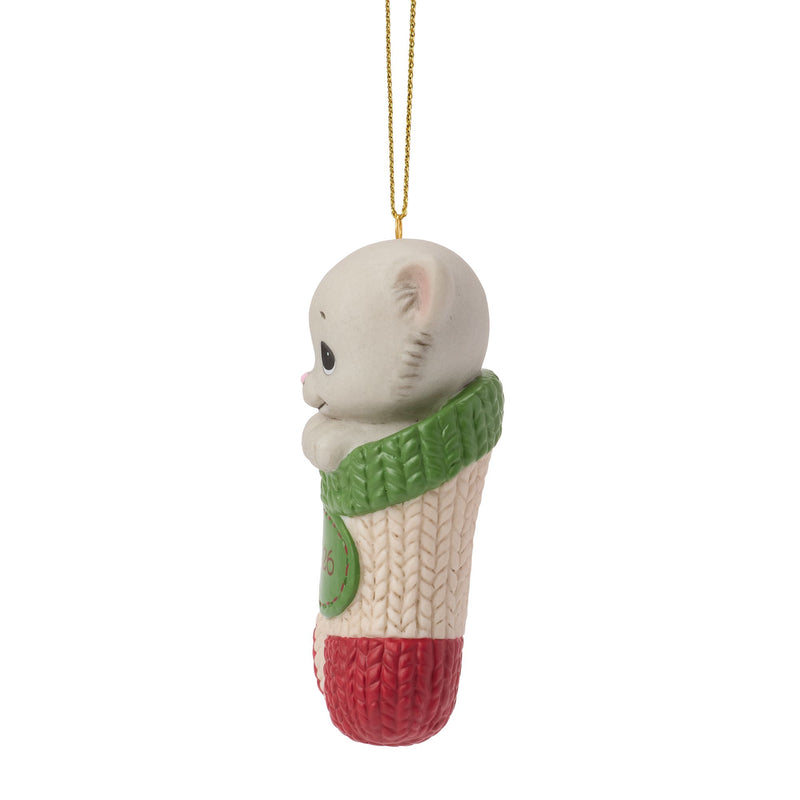 Dated 2026 Cat Ornament